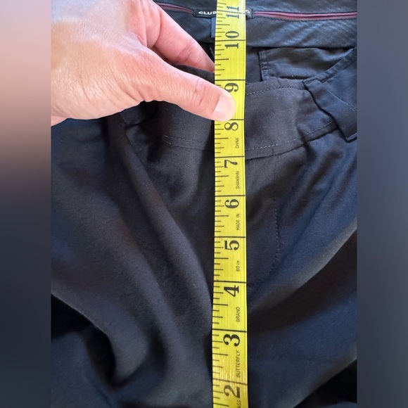 🟢CLUB MONACO size 6 Black capri dress pants.🟢 - Picture 6 of 10